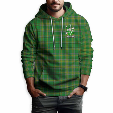 Aherne Irish Clan Tartan Hoodie with Coat of Arms