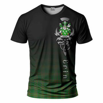 Aherne Irish Clan T-Shirt with Coat of Arms Erin Go Bragh Celtic Inspired Kid's Shirt - Tartan Vibes Clothing