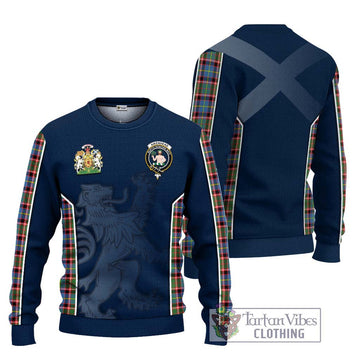 Aikenhead Tartan Ugly Sweater with Family Crest and Lion Rampant Vibes Sport Style