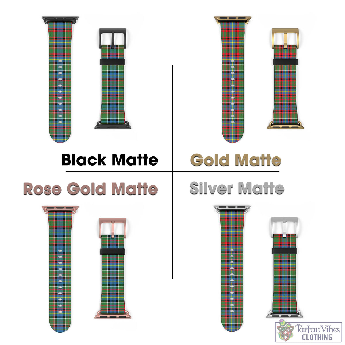 Aikenhead Tartan Watch Band 42 - 45 mm - Tartan Vibes Clothing