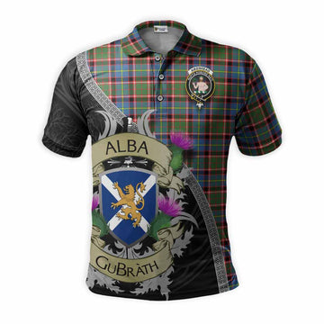 Aikenhead Tartan Family Crest Polo Shirt Lion Rampant Royal Thistle Shield Celtic Inspired Kid - Tartan Vibes Clothing