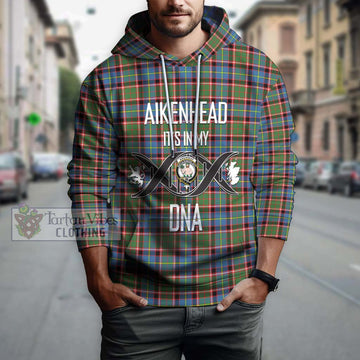 Aikenhead Tartan Hoodie with Family Crest DNA In Me Style Pullover Hoodie - Tartan Vibes Clothing
