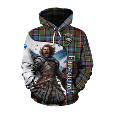 Aikenhead Crest Tartan Cotton Hoodie Inspired by the Freedom of Scottish Warrior Pullover Hoodie XS - Tartan Vibes Clothing