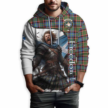 Aikenhead Crest Tartan Hoodie Inspired by the Freedom of Scottish Warrior