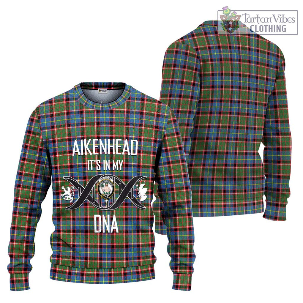 Aikenhead Tartan Knitted Sweater with Family Crest DNA In Me Style Unisex - Tartanvibesclothing Shop