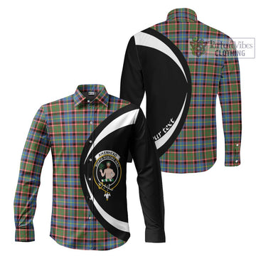 Aikenhead Tartan Long Sleeve Button Up with Family Crest Circle Style