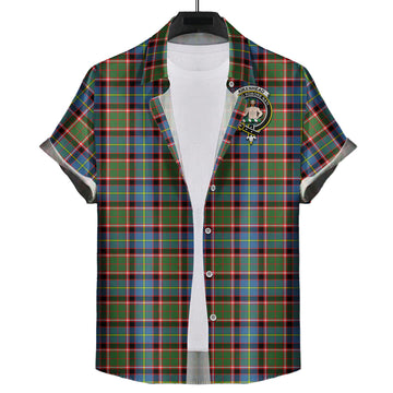 Aikenhead Tartan Hawaiian Shirt with Family Crest Kid - Tartan Vibes Clothing