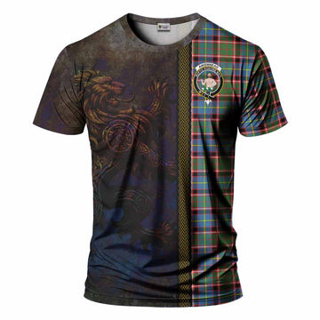 Aikenhead Tartan Family Crest T-Shirt Alba Gu Brath Be Brave Lion Ancient Style Kid's Shirt - Tartan Vibes Clothing