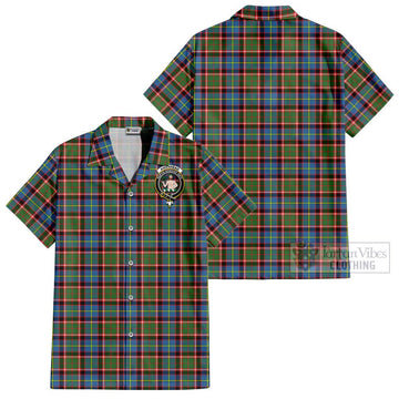 Aikenhead Tartan Cotton Hawaiian Shirt with Family Crest