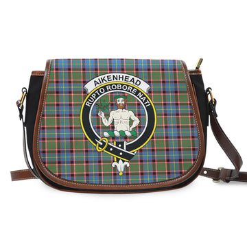 Aikenhead Tartan Saddle Bag with Family Crest