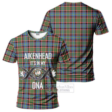 Aikenhead Tartan T-Shirt with Family Crest DNA In Me Style