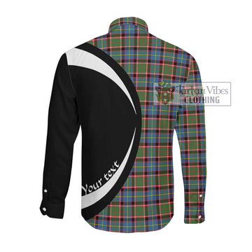 Aikenhead Tartan Long Sleeve Button Up with Family Crest Circle Style