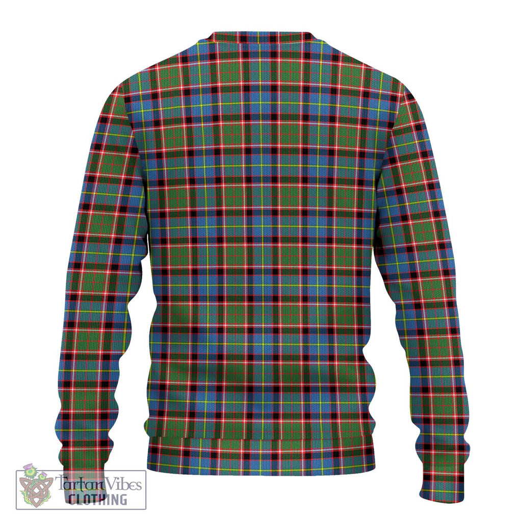 Aikenhead Tartan Knitted Sweater with Family Crest DNA In Me Style - Tartanvibesclothing Shop