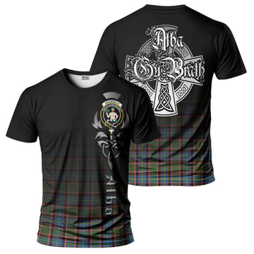 Aikenhead Tartan T-Shirt Featuring Alba Gu Brath Family Crest Celtic Inspired