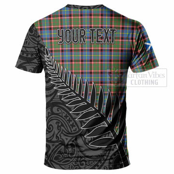 Aikenhead Crest Tartan T-Shirt with New Zealand Silver Fern Half Style