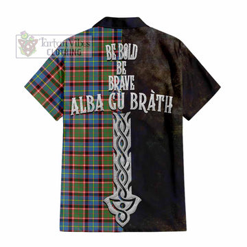 Aikenhead Tartan Family Crest Hawaiian Shirt Alba Gu Brath Be Brave Lion Ancient Style - Tartan Vibes Clothing