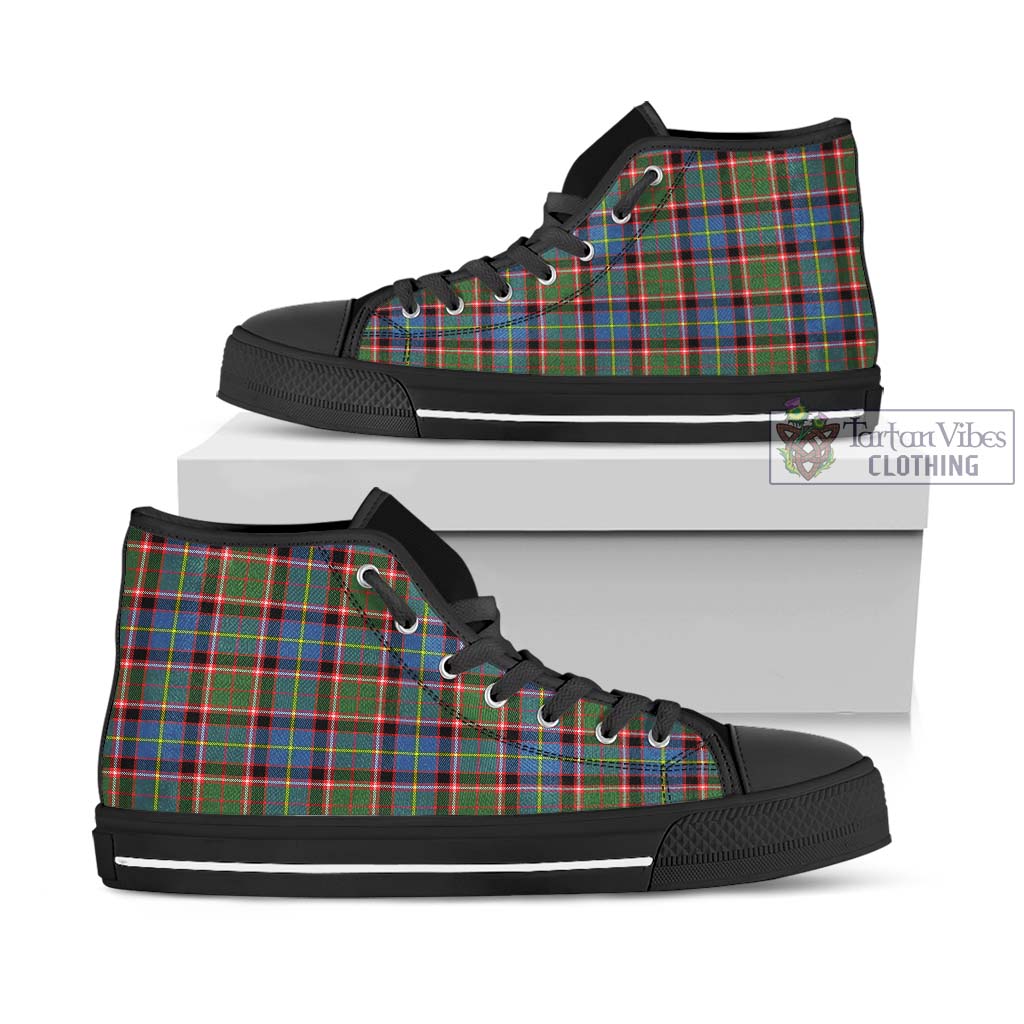 Tartan Vibes Clothing Aikenhead Tartan High Top Shoes