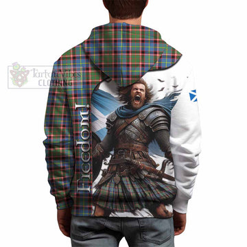 Aikenhead Crest Tartan Hoodie Inspired by the Freedom of Scottish Warrior