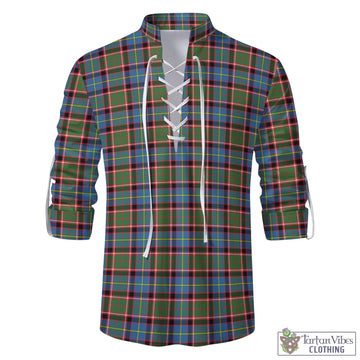 Aikenhead Tartan Men's Scottish Traditional Jacobite Ghillie Kilt Shirt