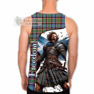 Aikenhead Crest Tartan Men's Tank Top Inspired by the Freedom of Scottish Warrior - Tartan Vibes Clothing