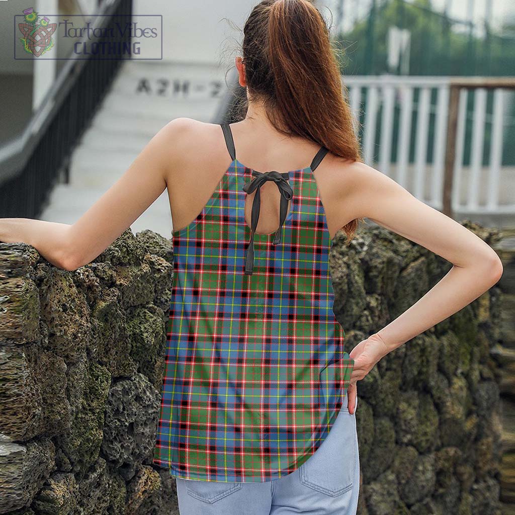 Aikenhead Tartan Loose Halter Neck Camisole - Tartan Vibes Clothing