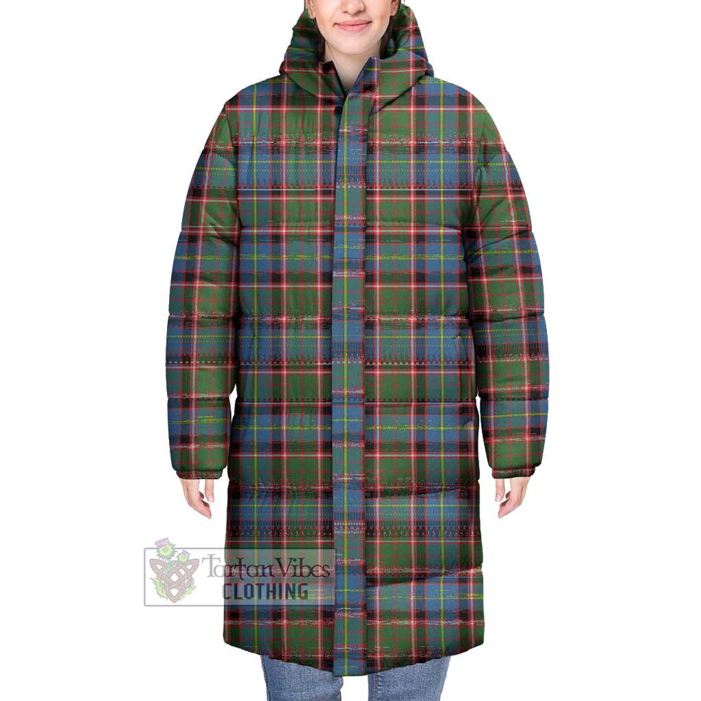 Tartan Vibes Clothing Aikenhead Tartan Long Down Jacket