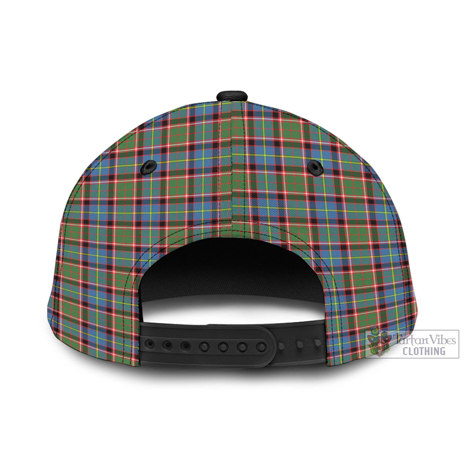 Tartan Vibes Clothing Aikenhead Tartan Classic Cap with Family Crest In Me Style