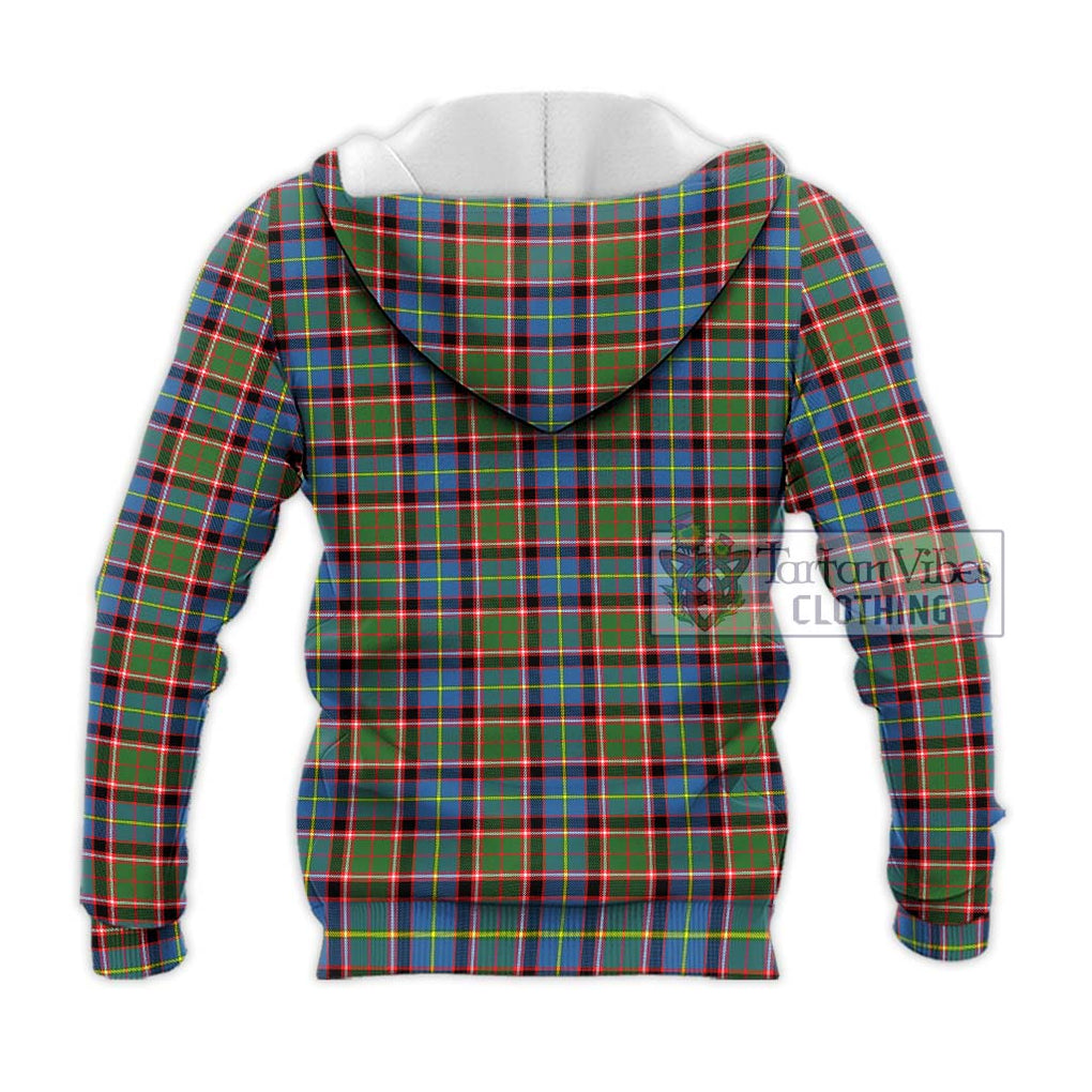 Aikenhead Tartan Knitted Hoodie with Family Crest DNA In Me Style - Tartanvibesclothing Shop