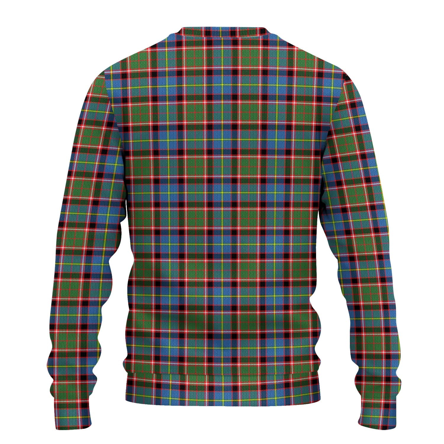 Aikenhead Tartan Knitted Sweater with Family Crest - Tartanvibesclothing