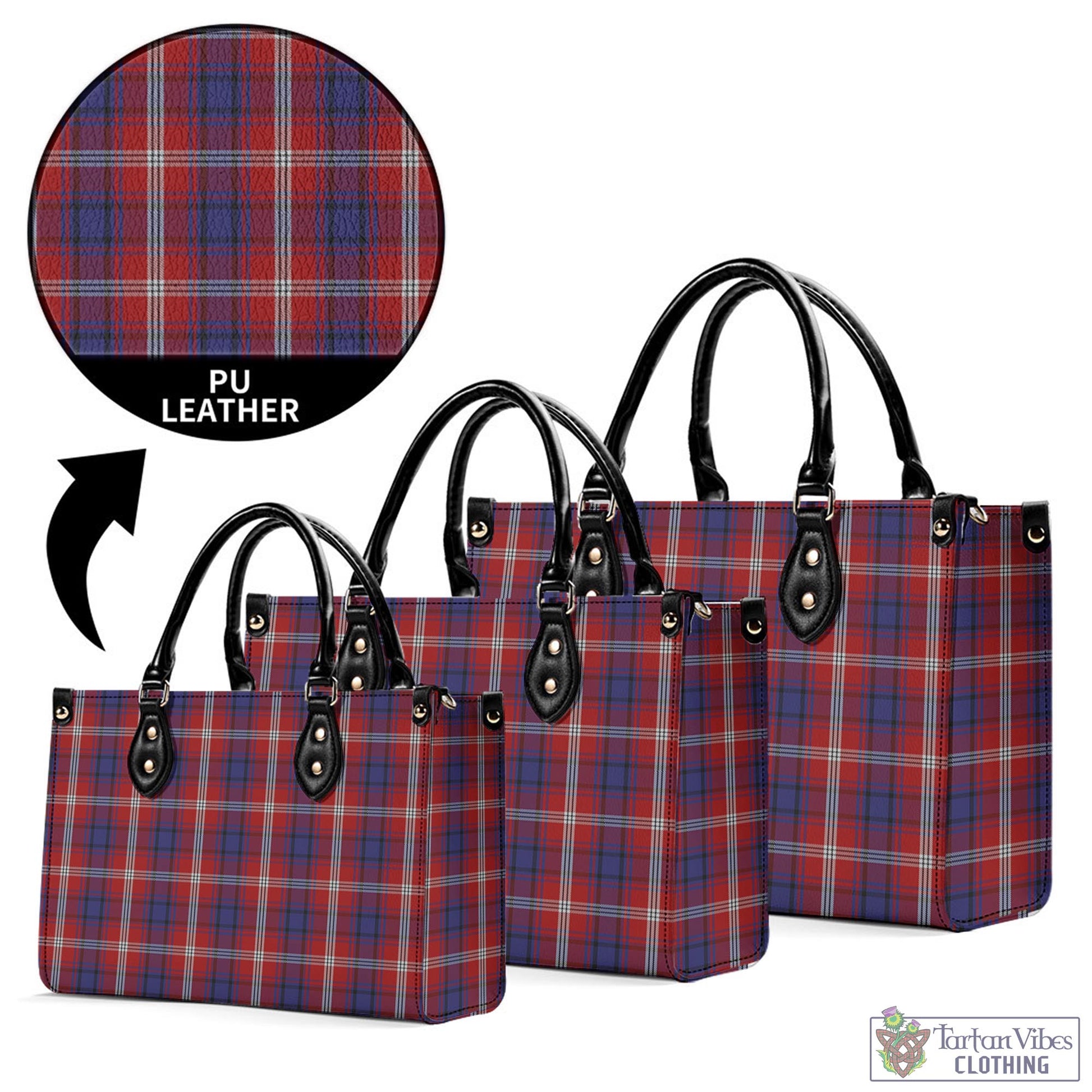 Tartan Vibes Clothing Ainslie Tartan Luxury Leather Handbags