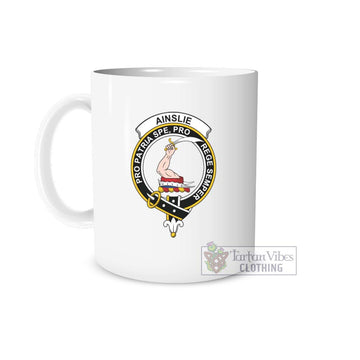 Ainslie Family Crest Ceramic Mug