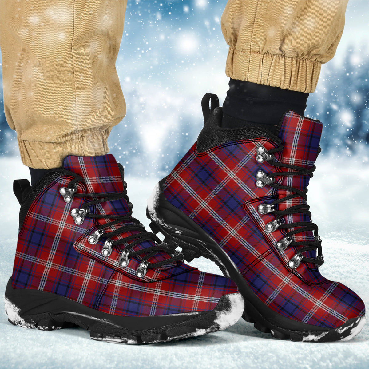 Ainslie Tartan Alpine Boots - Tartanvibesclothing