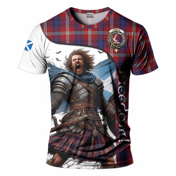 Ainslie Crest Tartan T-Shirt Inspired by the Freedom of Scottish Warrior