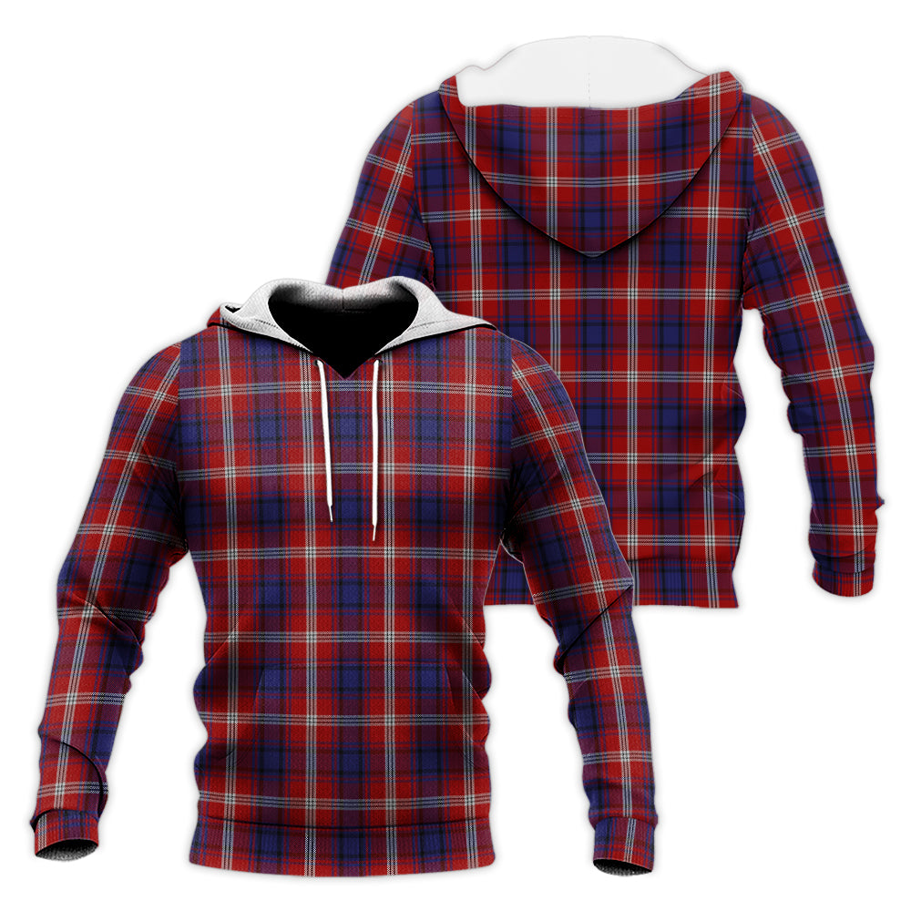 Ainslie Tartan Knitted Hoodie Unisex Knitted Hoodie - Tartanvibesclothing