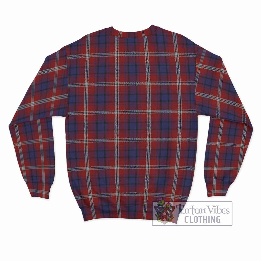 Ainslie Tartan Sweatshirt with Family Crest DNA In Me Style - Tartanvibesclothing Shop