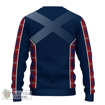 Ainslie Tartan Ugly Sweater with Family Crest and Lion Rampant Vibes Sport Style