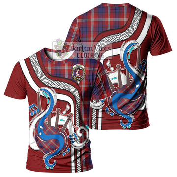 Ainslie Tartan T-Shirt with Epic Bagpipe Style