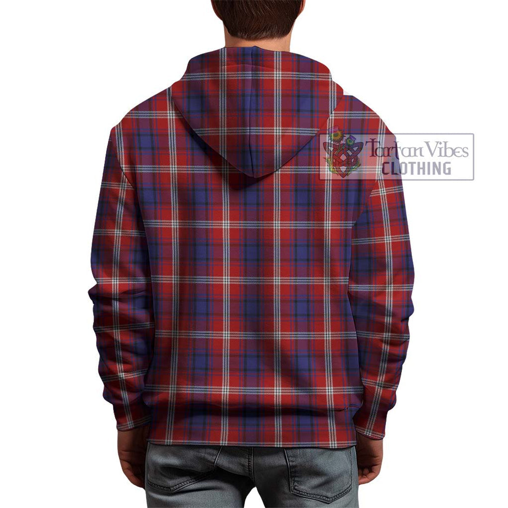 Ainslie Tartan Hoodie with Family Crest DNA In Me Style - Tartanvibesclothing Shop