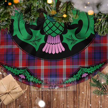 Ainslie Tartan Christmas Tree Skirt Scottish Thistle Style