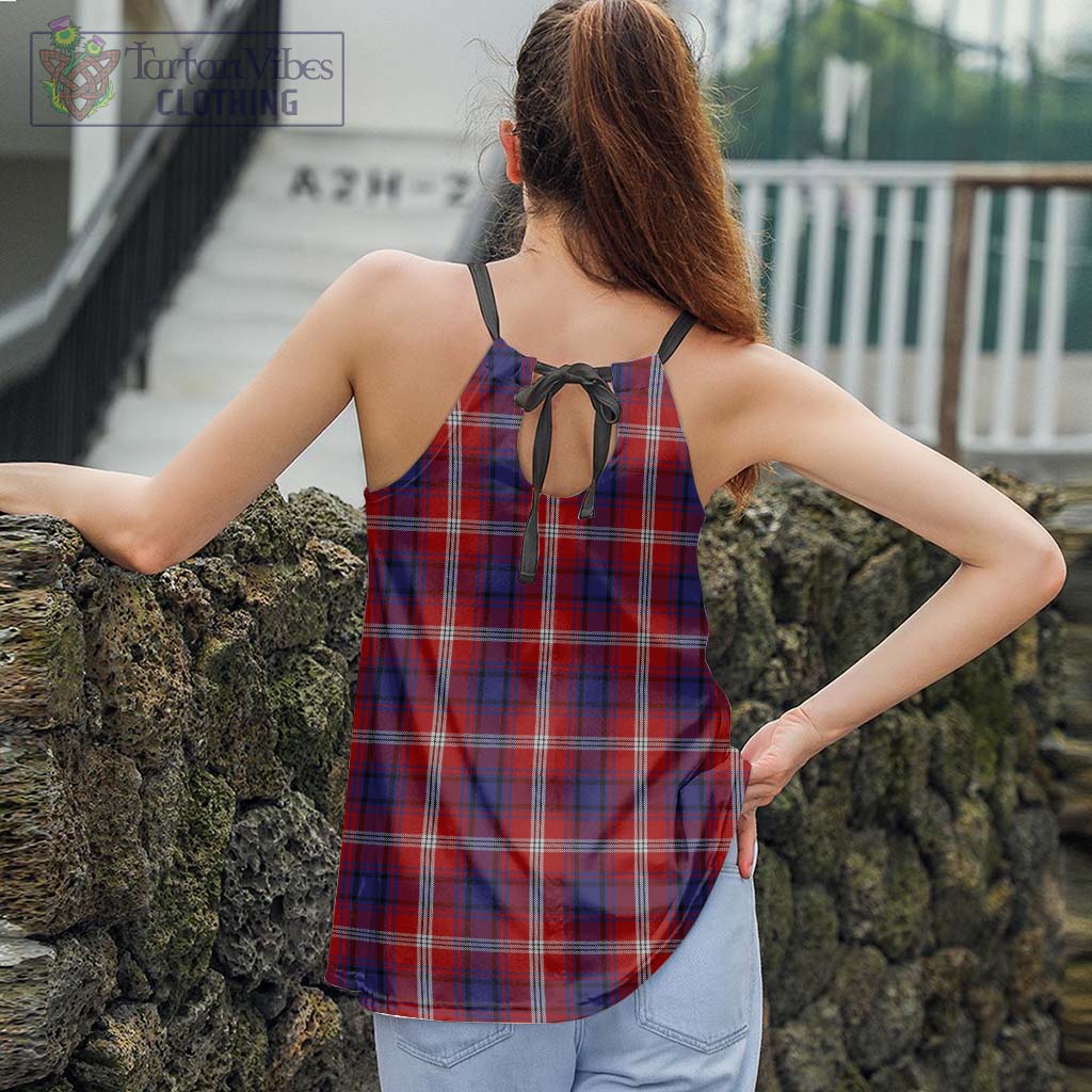 Tartan Vibes Clothing Ainslie Tartan Loose Halter Neck Camisole