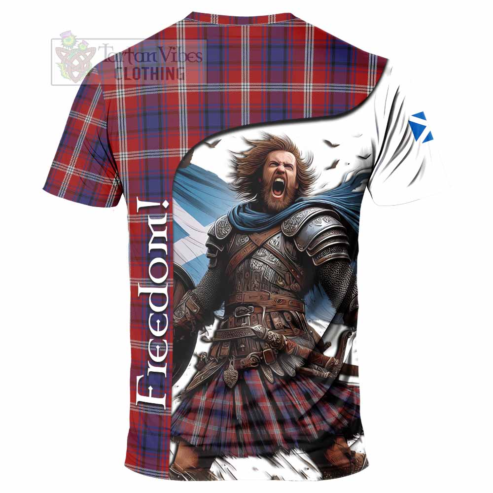 Ainslie Crest Tartan T-Shirt Inspired by the Freedom of Scottish Warrior