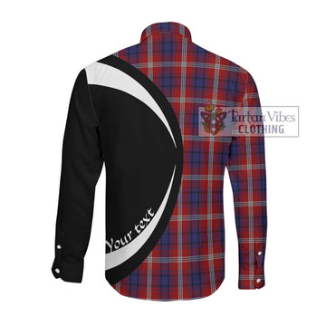 Ainslie Tartan Long Sleeve Button Up with Family Crest Circle Style