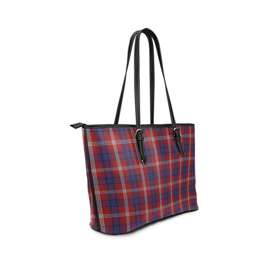 Ainslie Tartan Leather Tote Bag - Tartanvibesclothing