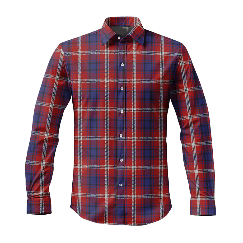 Ainslie Tartan Long Sleeve Button Up Shirt - Tartanvibesclothing