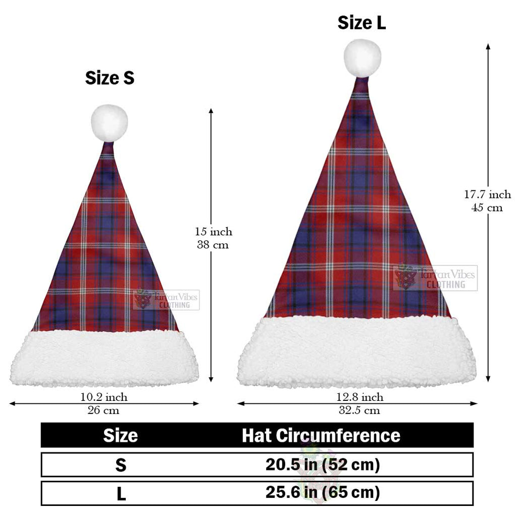 Tartan Vibes Clothing Ainslie Tartan Christmas Santa Hats