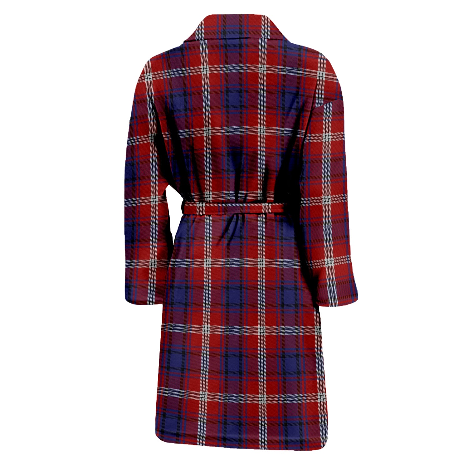 Ainslie Tartan Bathrobe with Family Crest - Tartan Vibes Clothing