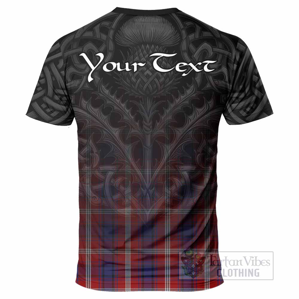 Tartan Vibes Clothing Ainslie Tartan T-Shirt with Family Crest Celtic Thistle Vibes