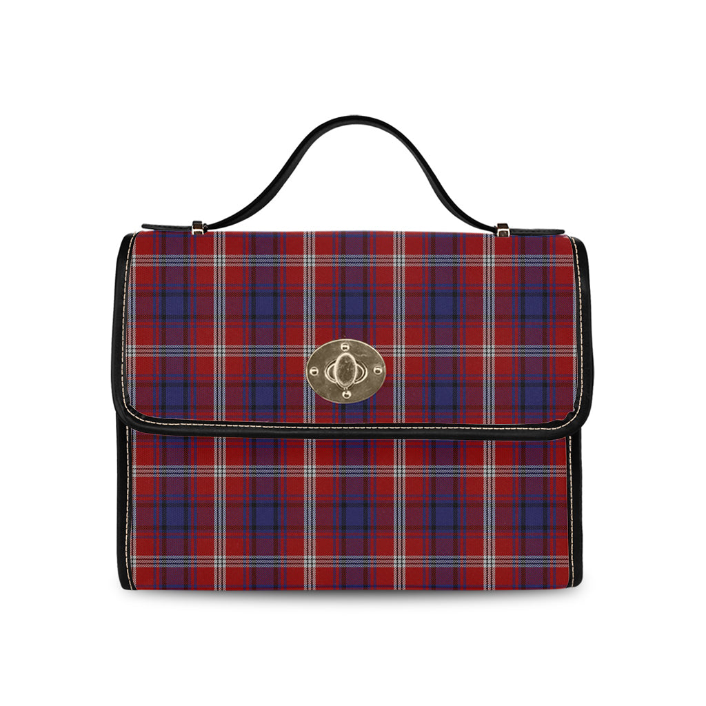 Ainslie Tartan Leather Strap Waterproof Canvas Bag - Tartanvibesclothing