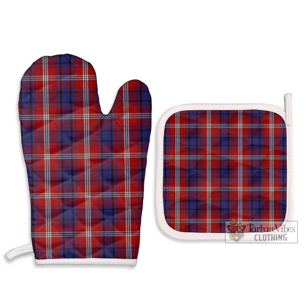 Ainslie Tartan Combo Oven Mitt & Pot-Holder Combo 1 Oven Mitt & 2 Pot-Holder White - Tartan Vibes Clothing