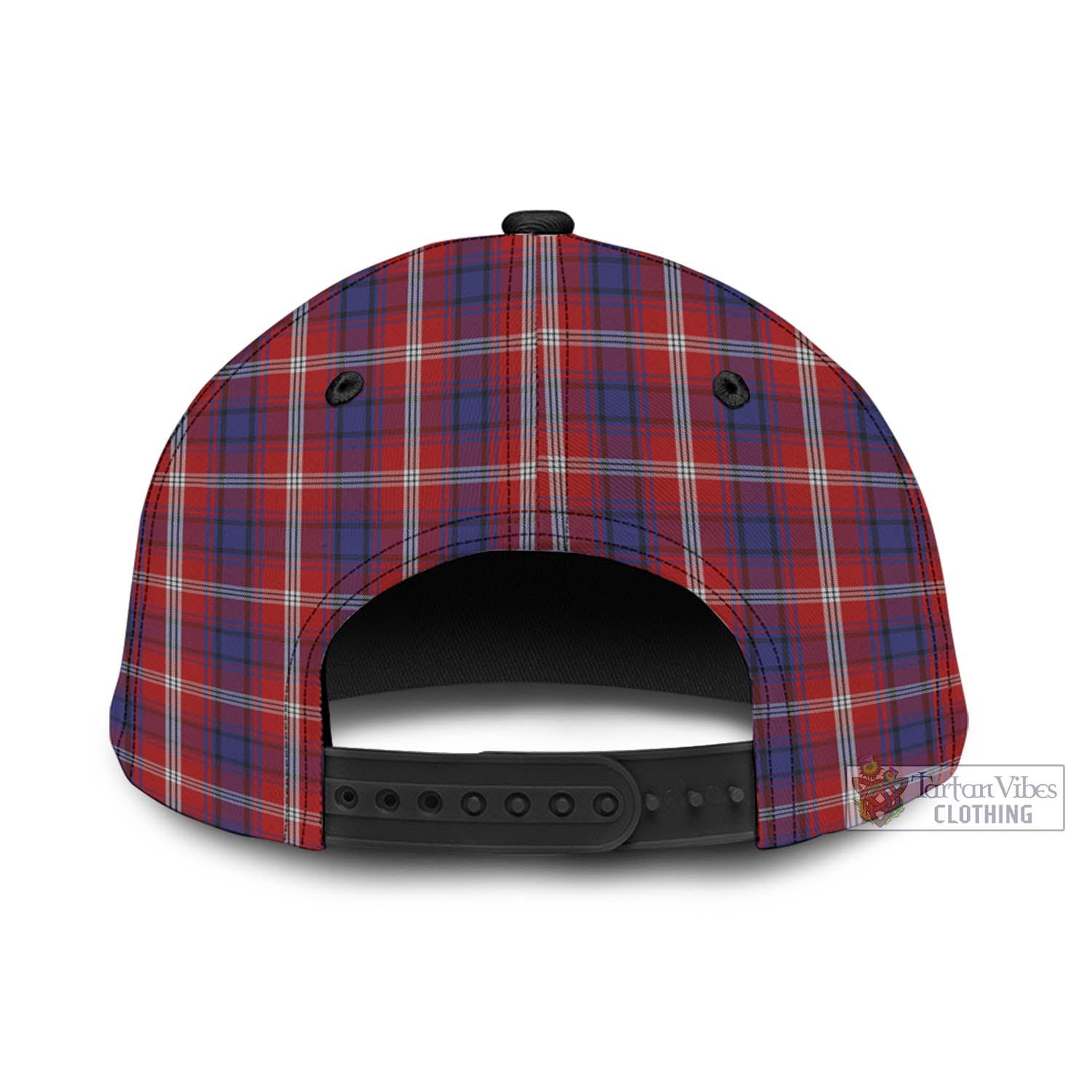 Tartan Vibes Clothing Ainslie Tartan Classic Cap with Family Crest In Me Style